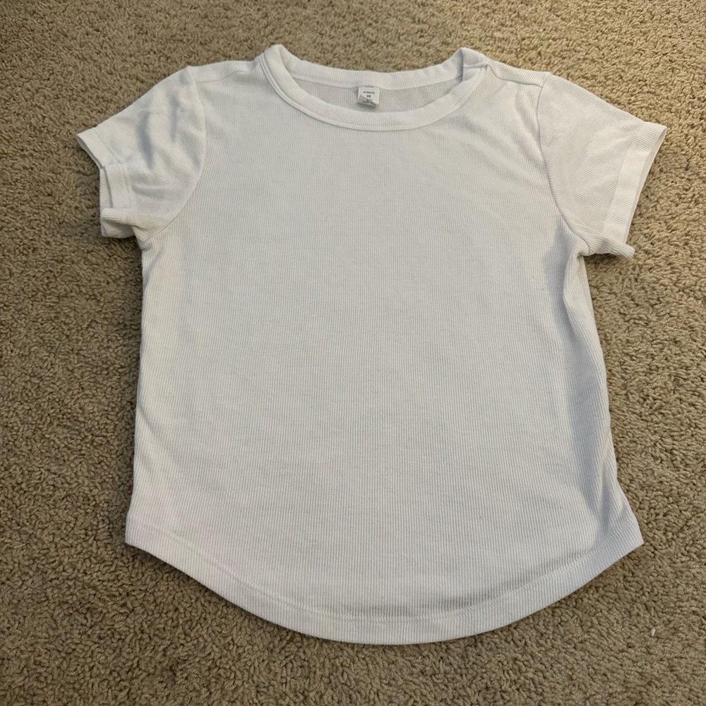 Old Navy Classic White Short Sleeve Tee
